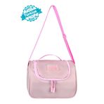 Waddell Lisanslı Twill Kumaş Pembe Termal-Isı Yalıtımlı Beslenme Çantası