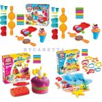 Waffle & Dondurma + Doğum Günü + Okyanus Hayvanları Oyun Hamuru Setleri Eğitici Set