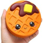 Waffle Tarzı Jumbo Koyun Alpaka Sıkıştırılabilir Oyuncak Sevimli Galaksi Yavaş Yükselen Hayvan Sıkıştırılabilir Squish Exquisite Çocuk Hediyesi Kawaii Hareket Figürleri. (Yurt Dışından) - Renkli
