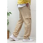 WAFRA Erkek Full Likralı Rahat Kesim Kargo Cepli Baggy Jogger Pantolon