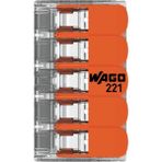 Wago 221-415 10x5'li Çok Amaçlı Buat Klemensi