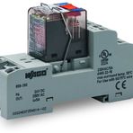 Wago 858-391 Röle Soketli 220vdc 4ka 6a Manuel Çalıştırmalı Gri