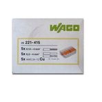 Wago COPY10811WAGOK24715 221-415 5'li 4 mm 25 Adet Kutu Yaylı Tırnaklı Klemens