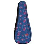 Wagon 03 Serisi Tenor Ukulele Çantası - Hibiskus Mavi