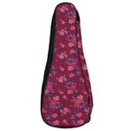 Wagon 03 Serisi Tenor Ukulele Çantası - Hibiskus Pembe