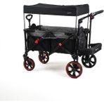 Wagon.Drive ROYAL Bebek Arabası ikiz arabasi - Siyah