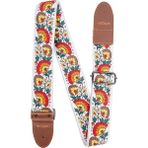 Wagon Straps Vintage Serisi Gitar Askısı - Flower Rainbow