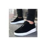 Wagoon WG010 Siyah Cilt Erkek Casual Ayakkabı