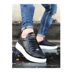 Wagoon WG505 Siyah Delikli Erkek Casual Ayakkabı