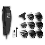 WAHL Home Pro 100 saç/sakal kesme makinesi, kablolu, erkek, aksesuarlı, 8 takma tarak (3 – 25 mm), bıçak koruması, temizleme fırçası, bıçak yağı