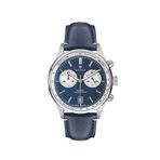 Wainer 19002-b Mavi Çelik Erkek Kol Saati - Gümüş