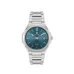 Wainer Wa.10240-c Gümüş Metal Erkek Kol Saati - Turkuaz