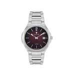 Wainer Wa.10240-e Gümüş Metal Kol Saati - Kırmızı