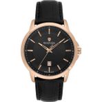 Wainer WA.17150-E Kol Saati - Rose Gold - Siyah