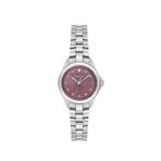 Wainer Wa.18010-c Gümüş Kadın Kol Saati - Bordo