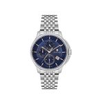 Wainer Wa.19100-b Gümüş Metal Erkek Kol Saati - Lacivert