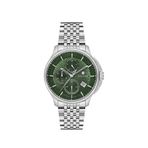 Wainer Wa.19100-c Gümüş Metal Erkek Kol Saati - Yeşil
