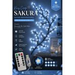 Wair Teknoloji Kiraz Çiçeği Sakura LED Duvar Dekoru – 144 LED Ağaç Dalı Işık, 8 Mod, Kumandalı