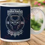Wakanda Üniversitesi Kara Panter İki Tarafı Baskılı Kupa Bardak
