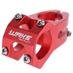 Wake Renkli Bisiklet Kısa Gidon Boğazı 40mm Bisiklet Yedek Parça Aksesuarı Wake Boğaz Kırmızı
