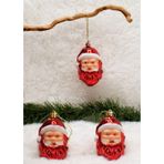 Waldern 3lü Christmas Noel Baba Yılbaşı Ağacı Süsü 9cm