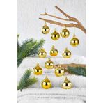 Waldern Gold 4 cm 12li Cici Top Yılbaşı Çam Ağacı Süsü