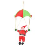 Waldern Premium Parşütlü Noel Baba Yılbaşı Süs