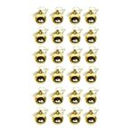 Waldern Yılbaşı Çam Ağacı Süsü Gold 4 Cm 24Lü Cici Top