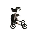 WALESSAN 9102 Lüx Rollator Yürüteç Katlanabilir, Seyahat Ve Uçuş Için, Yüksekliği Ayarı Baston Tutucu