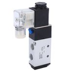 Walfront Elektrikli Solenoid Valf IP65 Bakır Bobin 2 Pozisyon 5 Yollu Bağlantı Tipi Pnömatik Anahtar (AC220V)