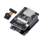 Walfront ESP32CAM Geliştirme Kartı Güç Kaynağı Sürücü Kartı 4.75-5.25V WiFi Bluetooth Güç Kaynağı Sürücüsü Onboard PCB Anten OV2640 OV7670 Modül Alıcısı ile 2dBi Kazanç