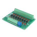 Walfront Optik İzolasyon Modülü Limit Anahtarlama Frekansı 20KHZ 8 Kanal Optokuplör İzolatör Dönüştürücü PLC Sinyal Dönüştürücü Kartı 12V - 3.3V