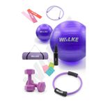 Walke 14 Parça Lüx Pilates Seti MOR