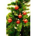 Walke 6lı Yılbaşı Çam Ağacı Topu 4cm Kırmızı