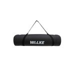Walke Premium 10 mm Taşıma Askılı Pilates Minderi Yoga Matı Siyah
