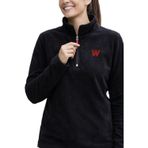 Walke Premium Kadın Yarım Fermuarlı Outdoor Spor Polar Ceket