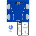 Walke Premium Uygulama Bağlantılı Akıllı Baskül Mavi