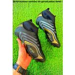 Walked Siyah Altın Mesi Speedflow Boğazlı Bilekli Erkek Çocuk Dişli Krampon Halı Saha Futbol Spor Ayakkabı