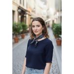 Walkenzo Çiçek Desenli Özel Tasarım Çanta Bileklik Saç Çok Amaçlı Kadın Fular