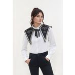 Walkenzo Geometrik El Işi Desenli Zarif Ve Modern Stil Kadın Omuz Şalı