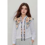 Walkenzo Osmanlı Çini Desenli Kadın Omuz Şalı |Yakalık Fular