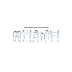 Walker RW2510 4 Ayaklı Yürüteç
