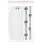 Walker Tape 1522 Clear™ Protez Saç Bandı Oval ''c'' (2,0cm x 7,5cm) 36 Adet - "C" (2cm x 7,5 cm)