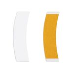 Walker Tape German Brown™ Tape Protez Saç Bandı 36 Adet (Düz 1'' x 3'' (2.5cm x 7,5cm) ((Oval ''C'' (2.0cm x 7,5cm))