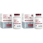 Walker`s Vitamins Omega 3 + Krill Oil Q10 Sitikolin Lutein İçeren Takviye Edici Gıda (2 paketi)