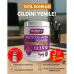 Walker's Walker`s %100 Saf ve Doğal Ceramide, Elastin, Cranberry, Içeren Çift Hidrolize Kolajen - Collagen - Çilek