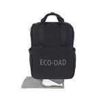 Walking Mum Eco Ekstra Büyük Boy Bebek Bakım Baba Çantası - Siyah