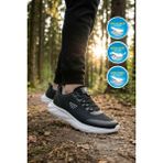 Walkway 26111 Pete Büyük Numara Siyah-Beyaz Erkek Spor Ayakkabı