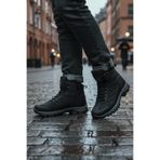 WALKWAY 980 İçi Kürklü Kaymaz Soğuğa Dirençli Siyah Kırışık Unisex Bot