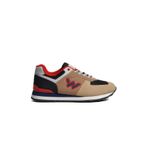 Walkway Benin Wlky 06 Kadın Sneaker,Bej Lacivert Kırmızı 40